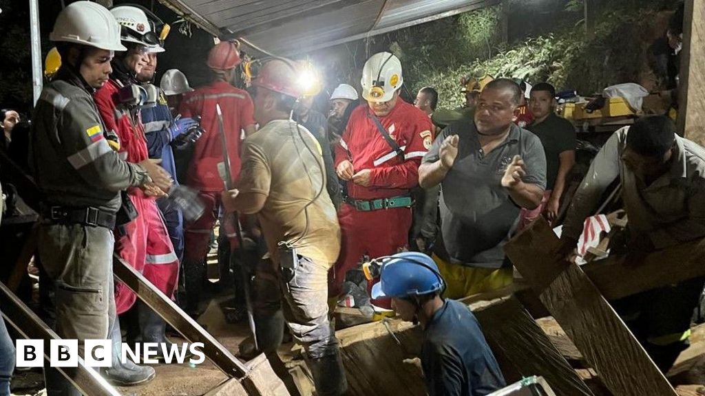 Colombian gold miners rescued after about 18 hours trapped underground