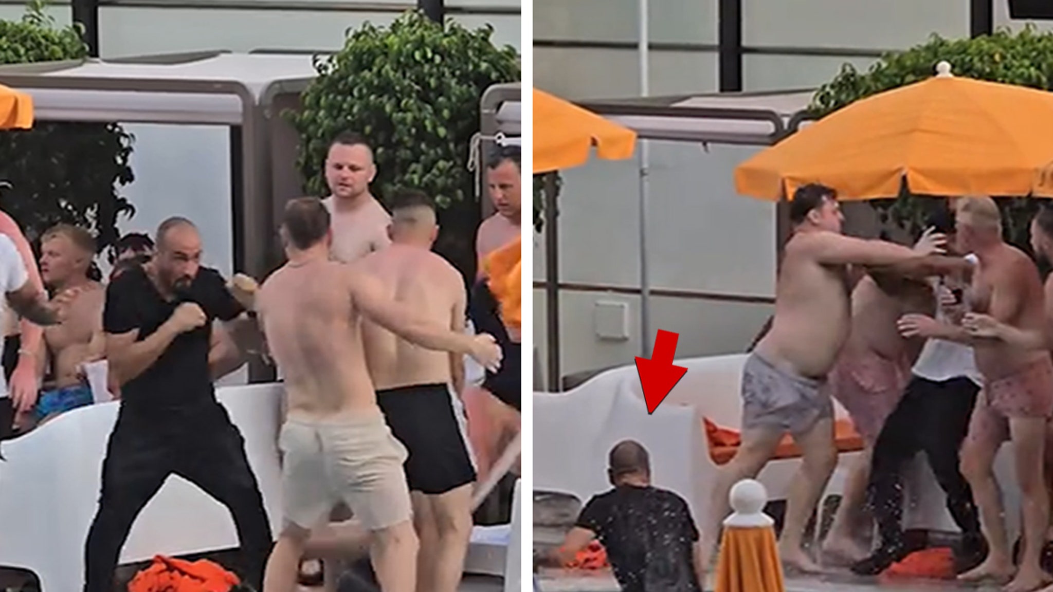 Vacationers Get Into Massive Pool Brawl in Spain, See the Insane Video