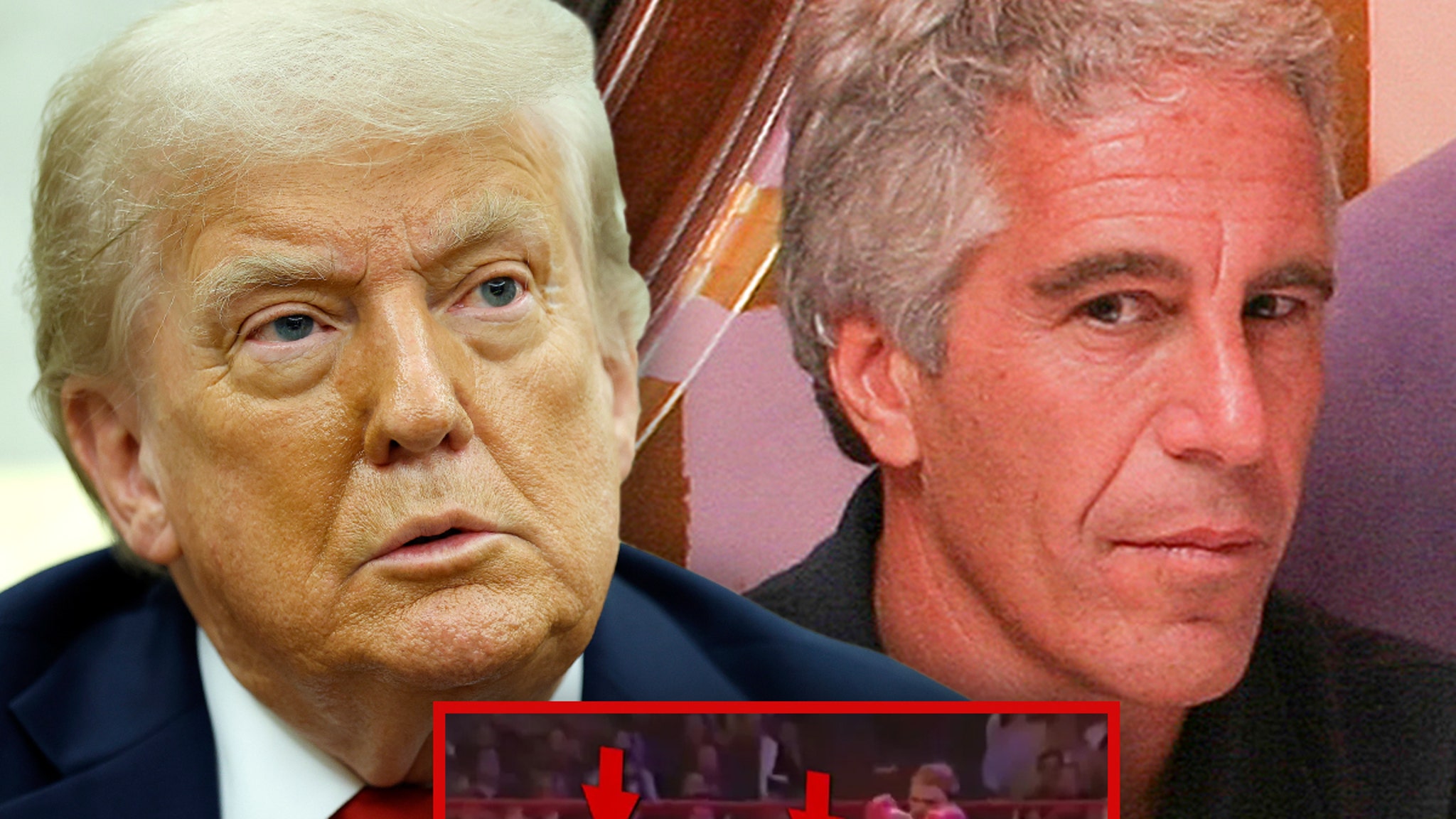 Donald Trump and Jeffrey Epstein Sit Ringside in Unearthed 1997 Video