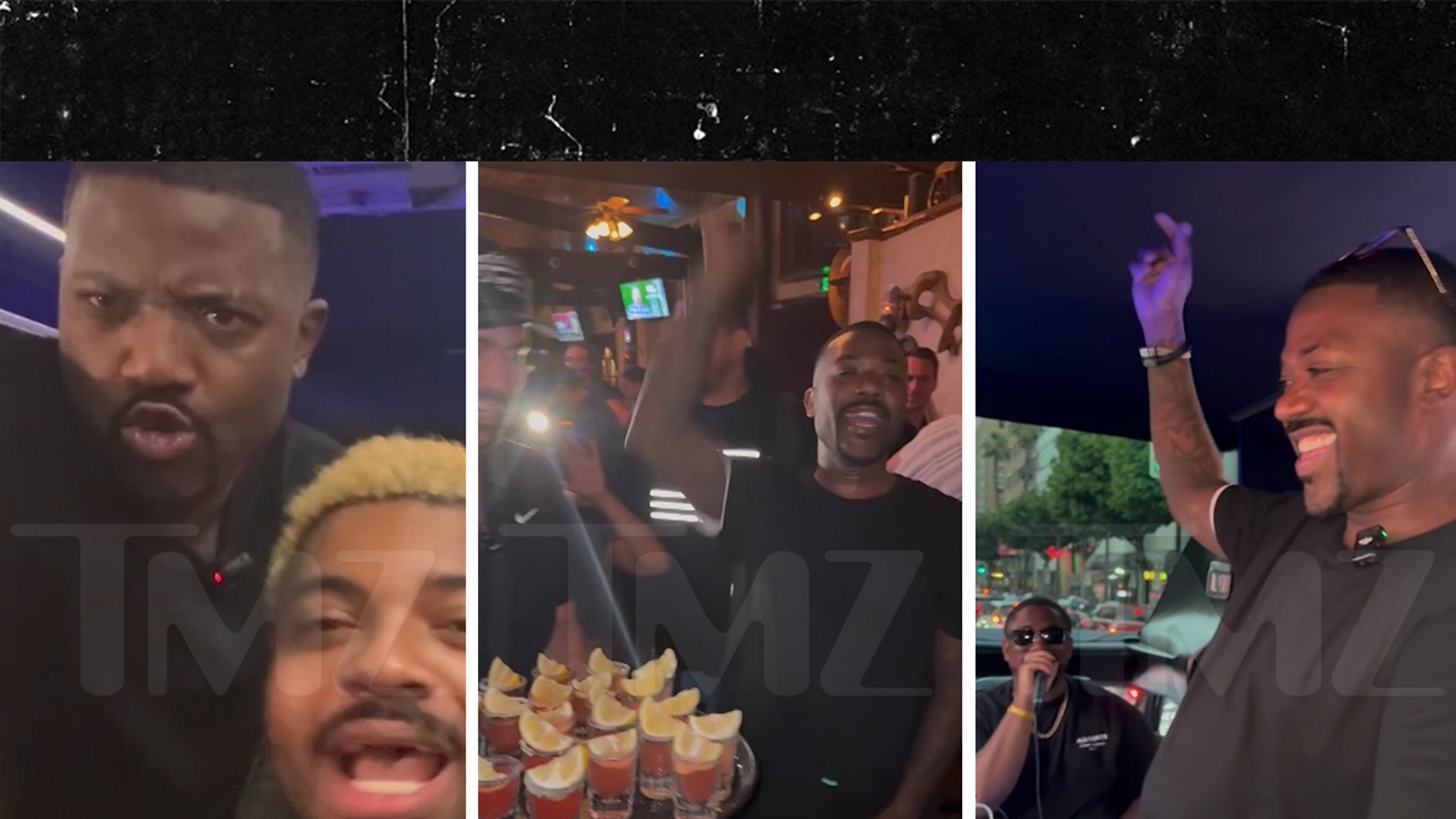 Ray J Hosts TMZ ‘After Dark Tour,’ Draws Paparazzi Frenzy