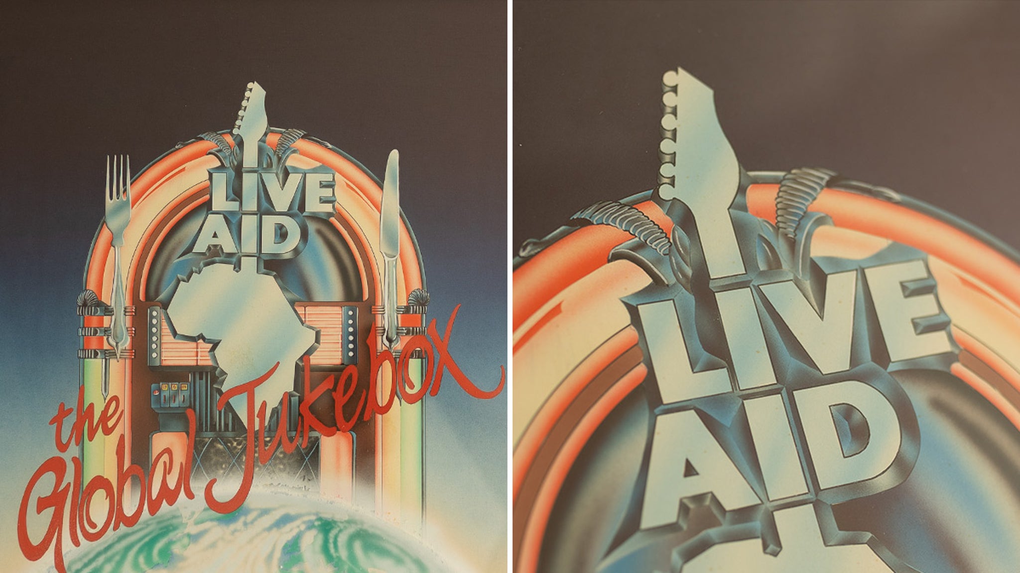 Live Aid’s Original Global Jukebox Artwork Is Heading to Auction
