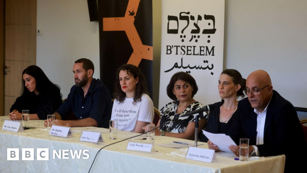 Israeli rights groups accuse Israel of genocide in Gaza