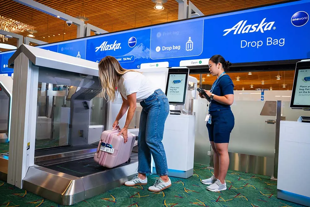 Alaska Airlines adds facial recognition tech at automated bag drop kiosks in Seattle and Portland – GeekWire