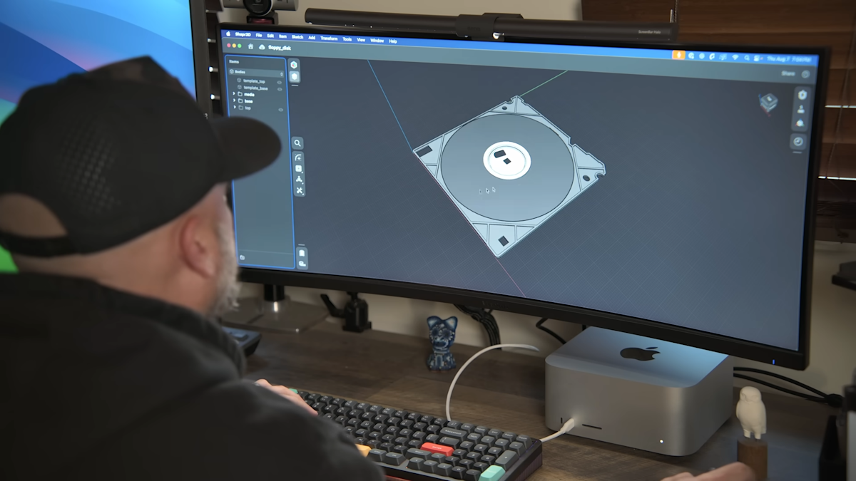 YouTuber recreates a floppy disk from scratch