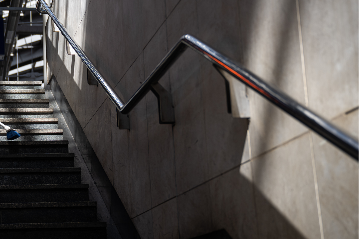 EMTs Help Little Boy Who Got His Head Stuck Between Metal Rails