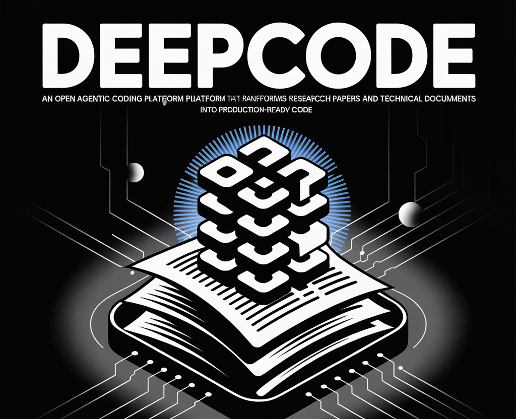 DeepCode: An Open Agentic Coding Platform that Transforms Research Papers and Technical Documents into Production-Ready Code