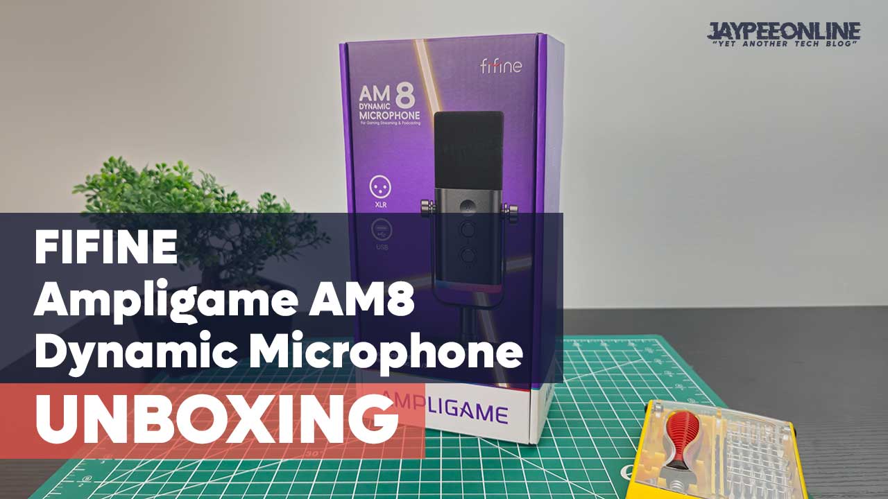 FIFINE Ampligame AM8 Dynamic Microphone Unboxing » JaypeeOnline