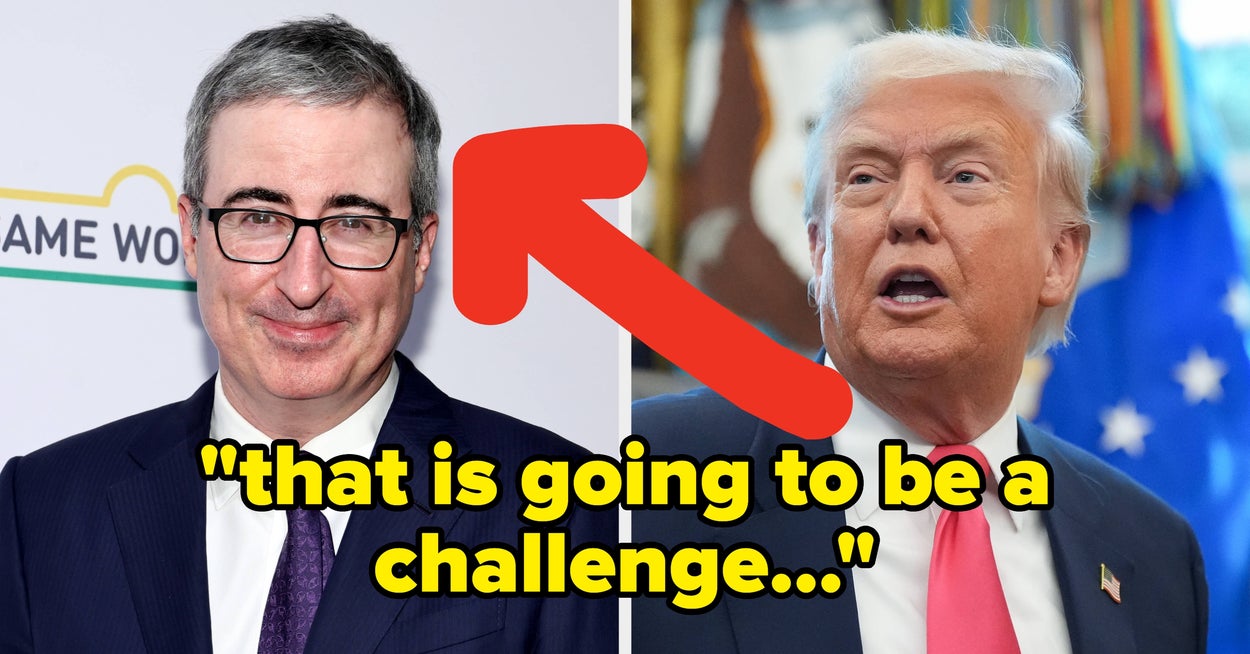 John Oliver Spotted 1 Outrageous Thing Trump Is "Doing" That He Thinks It's "Painfully Obvious" Won't Work At All