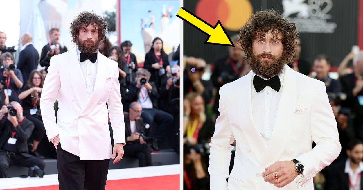 Aaron Taylor-Johnson’s Shaggy Red Carpet Look