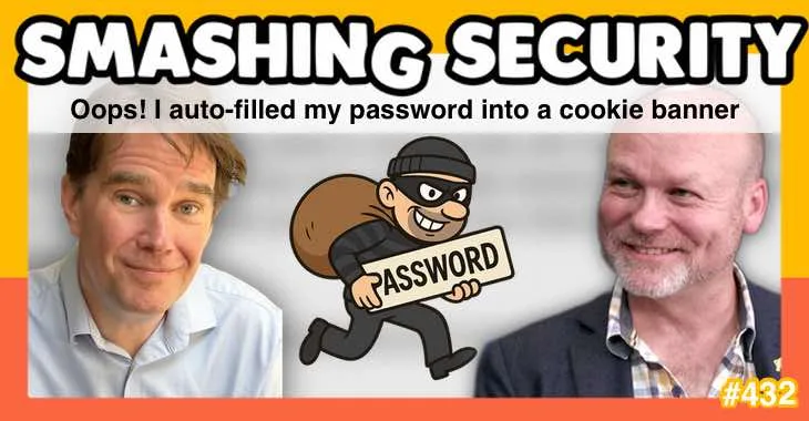 Oops! I auto-filled my password into a cookie banner • Graham Cluley
