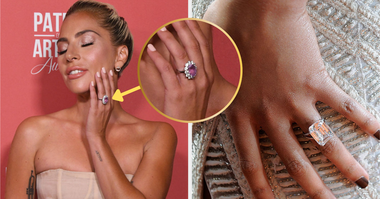 Here Are 20 Celebrity Engagement Rings — I Want To Know Which Ones You Actually Like