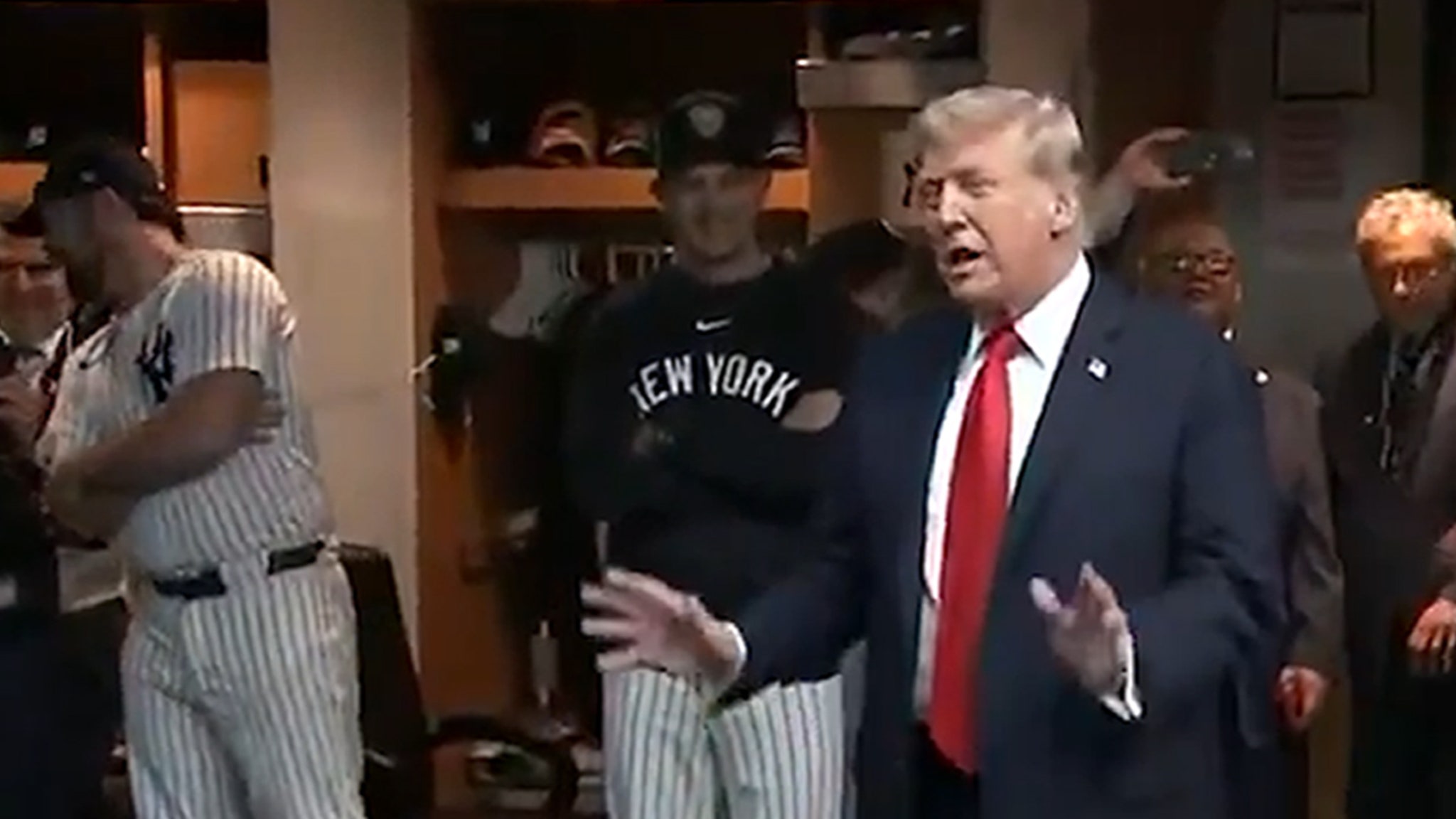Donald Trump Visits Yankee Stadium On 9/11 Anniversary, Pumps Up Players W/ Speech