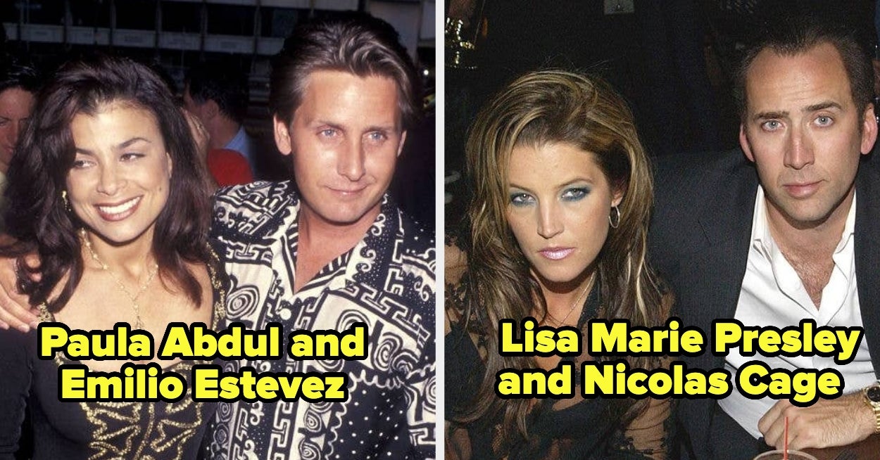 21 "Forgotten" Celebrity Marriages That Have Been Erased From Our Collective Memory