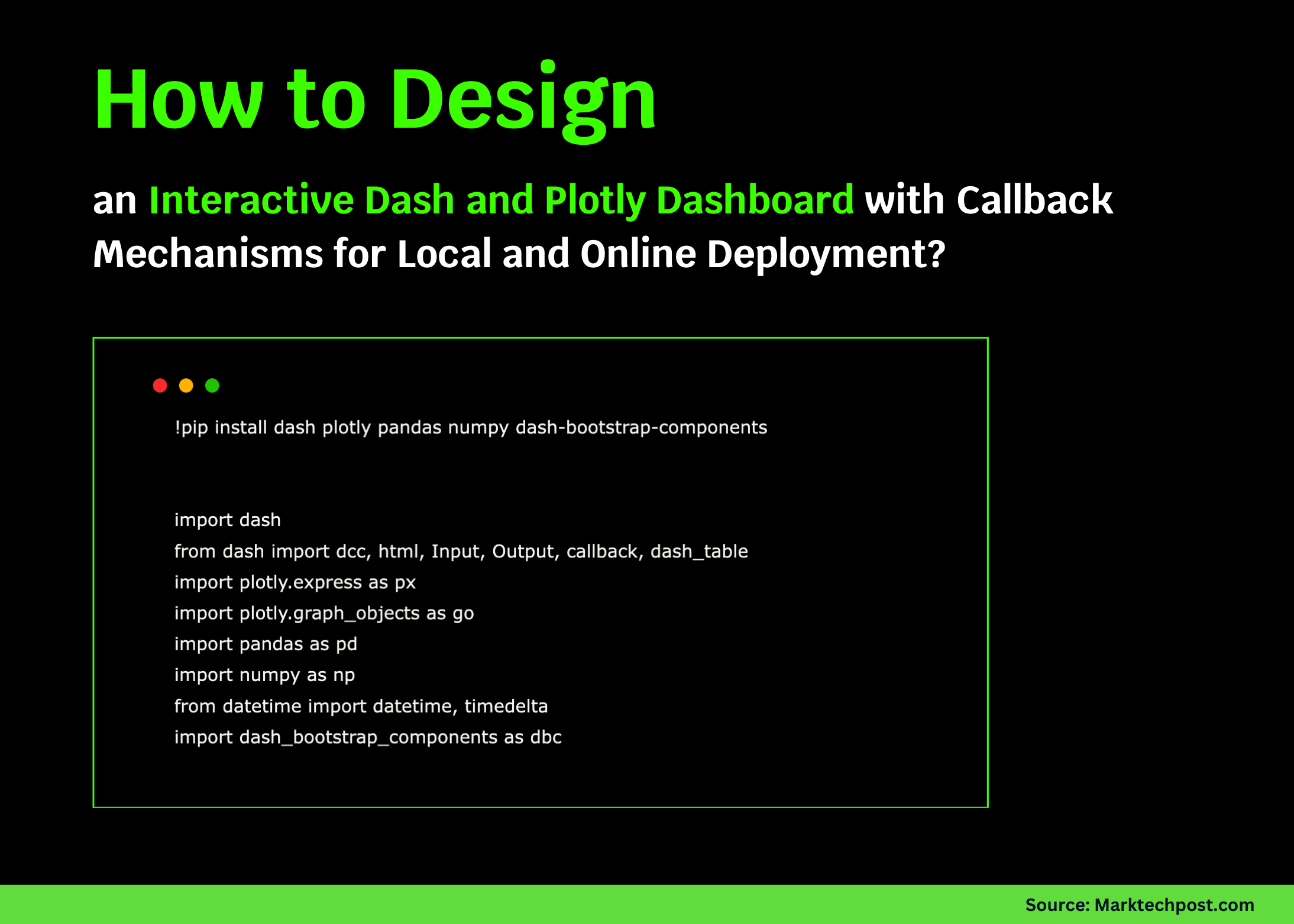 How to Design an Interactive Dash and Plotly Dashboard with Callback Mechanisms for Local and Online Deployment?