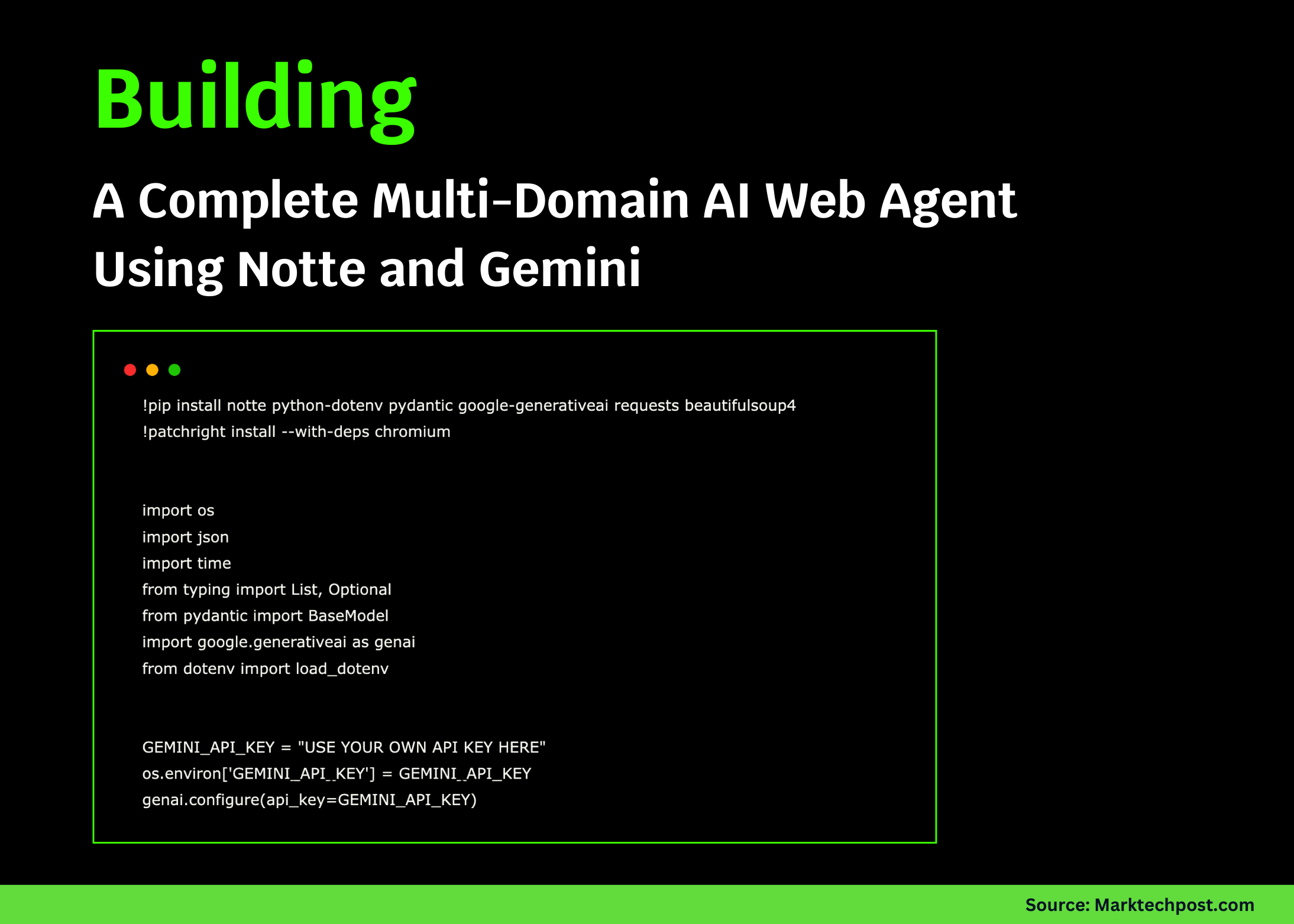 How to Build a Complete Multi-Domain AI Web Agent Using Notte and Gemini