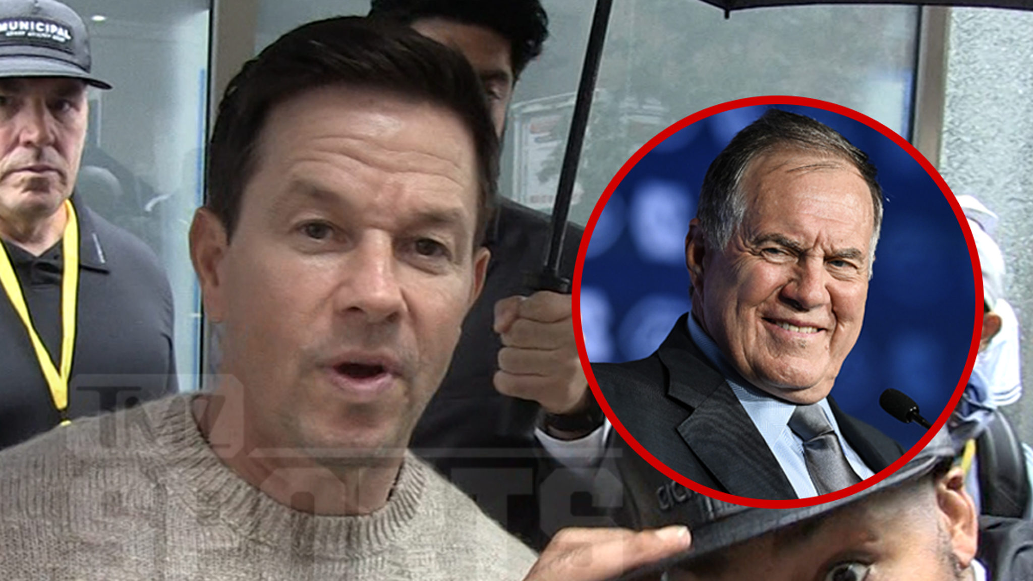 Mark Wahlberg Wants to Play Belichick in Movie, Double Date W/ Coach & Jordon Hudson