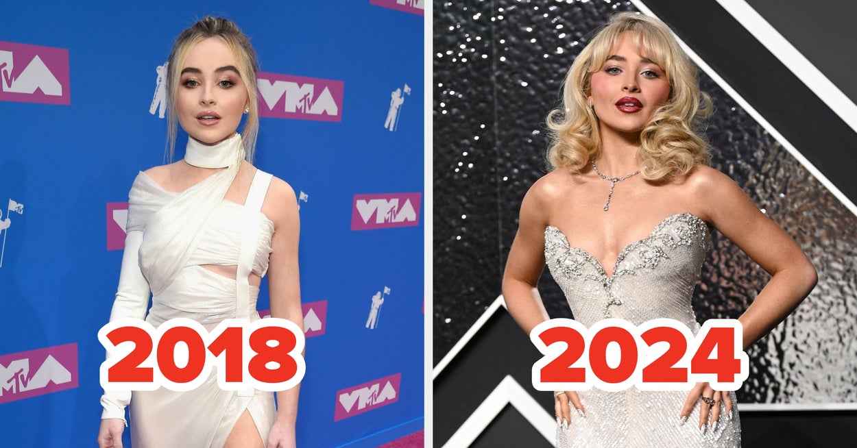 27 Celebs On Their First VMAs Red Carpet Vs. Their Most Recent