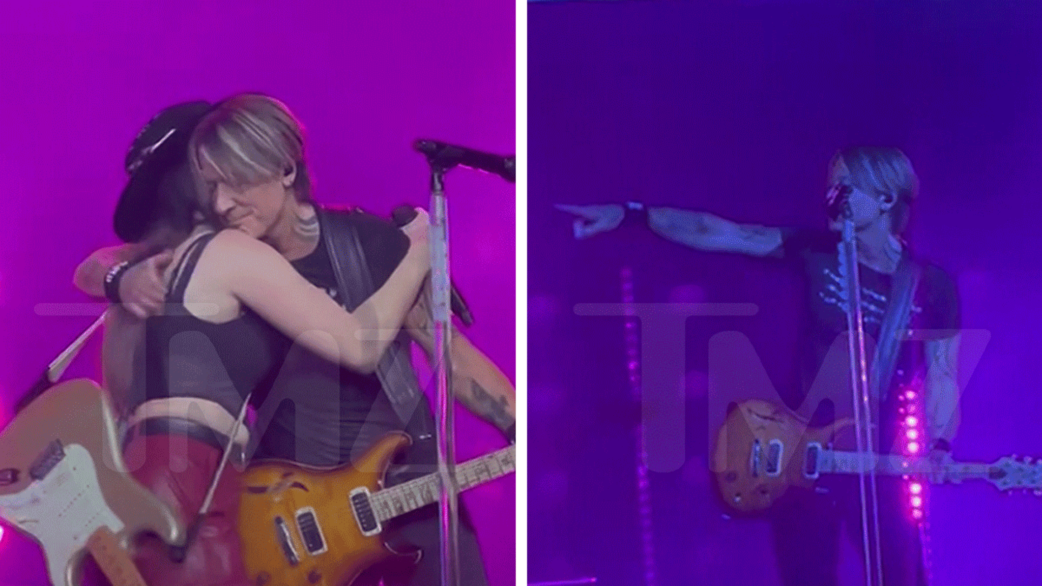 Keith Urban Points at Maggie Baugh Onstage During ‘Love You’ Lyric Change