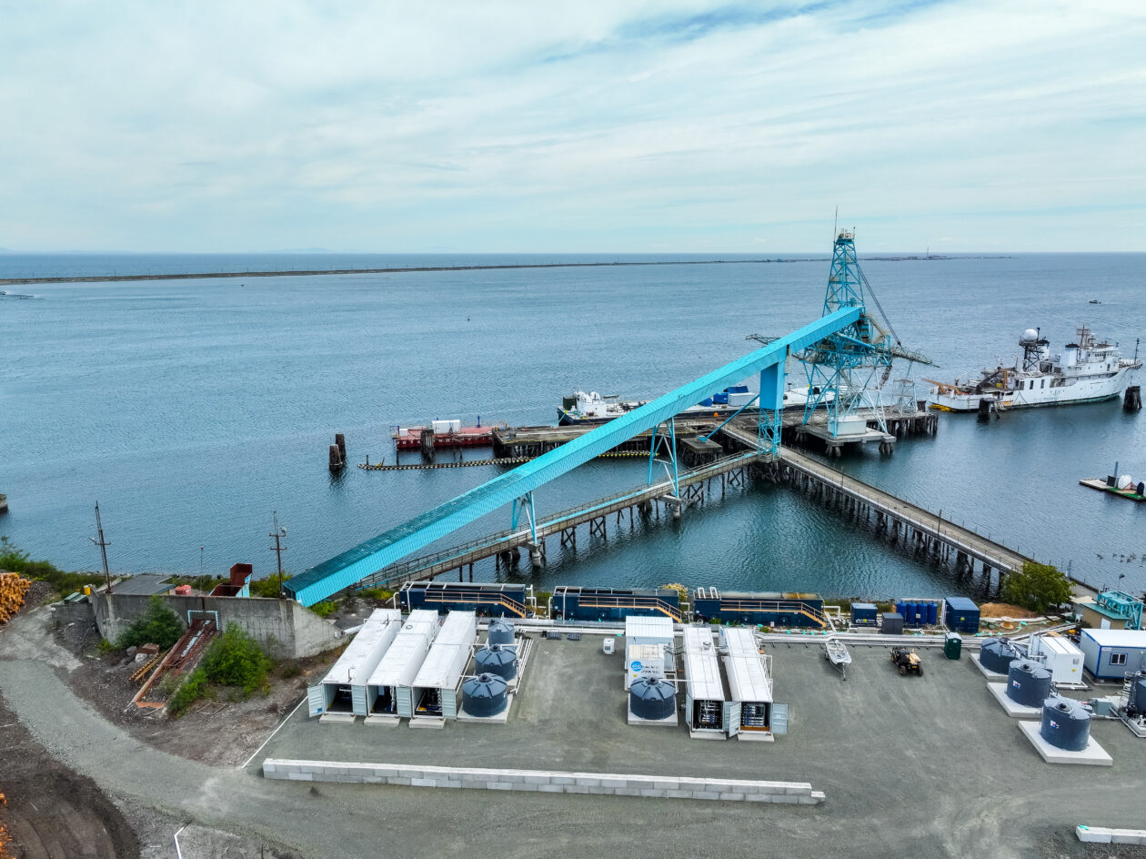 Port town becomes testing ground for ocean carbon removal technology